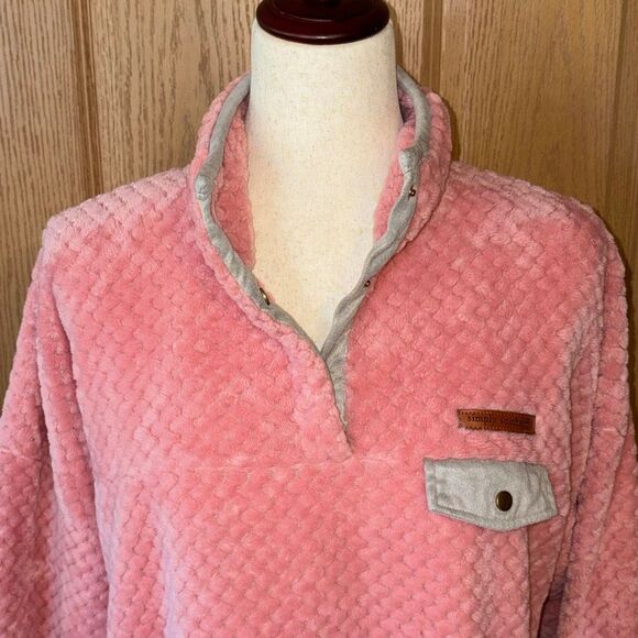 SIMPLY SOUTHERN LONG SLEEVE SOFT SHERPA PULLOVER SWEATSHIRT XL - Picture 4 of 8